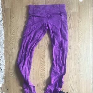lululemon purple leggings size 6